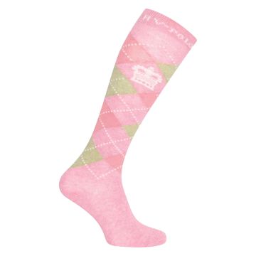 Socken HVP-Argyle -  Powder Pink