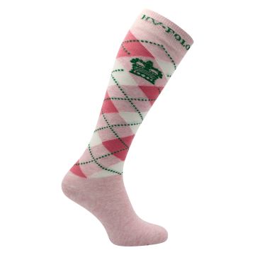 Socken HVP-Argyle -  Orchid pink