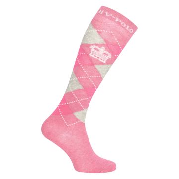 Socken HVP-Argyle -  Wild Rose