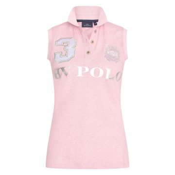 Polo shirt Favouritas ärmellos -  Power pink melange