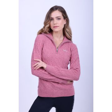 Strickpullover HVPLuna -  Dark mauve Heather 