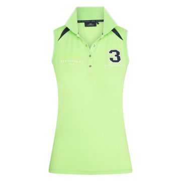 Polo shirt Favouritas Tech sleeveless  -  Lime green