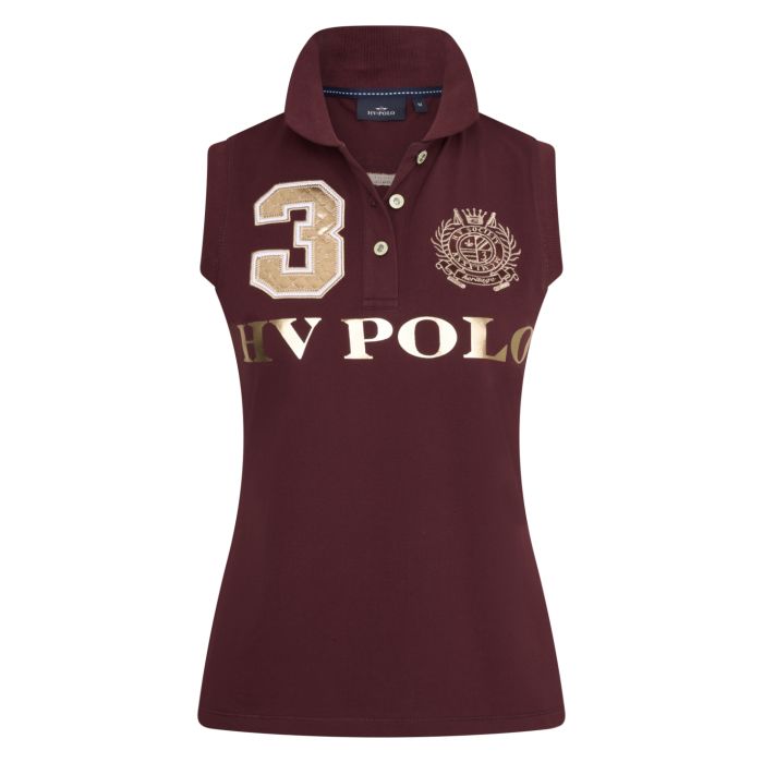 Polo shirt Favouritas Luxury sleeveless - 4018 - Dark berry