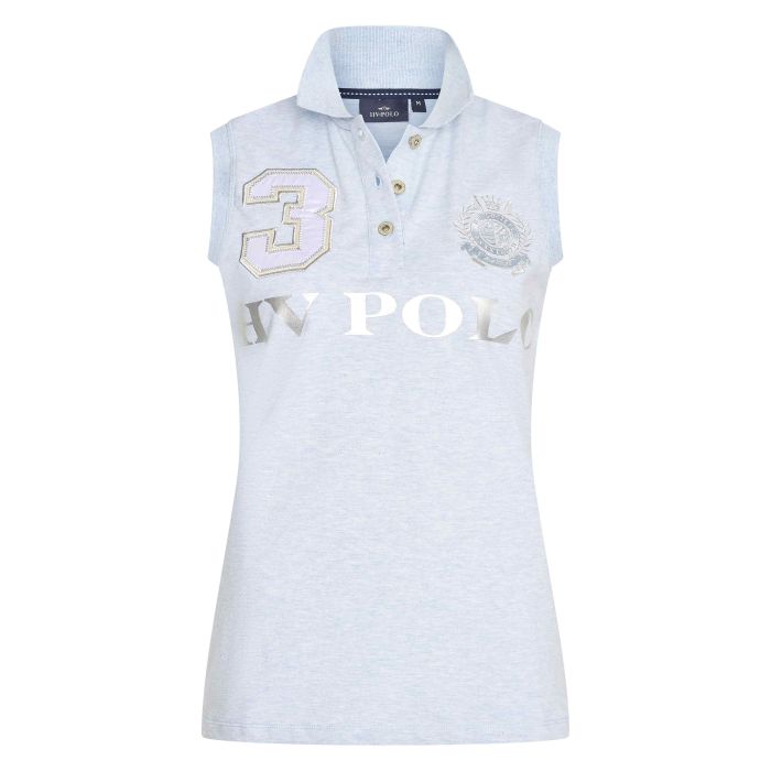 Polo shirt Favouritas sleeveless - 5019 - Cloud melange Polo shirt Favouritas sleeveless - 5019 - Cloud melange