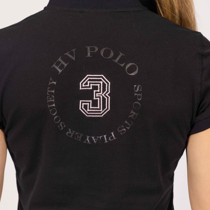 Polo shirt Favouritas Luxury - 9544 - Black-Rose