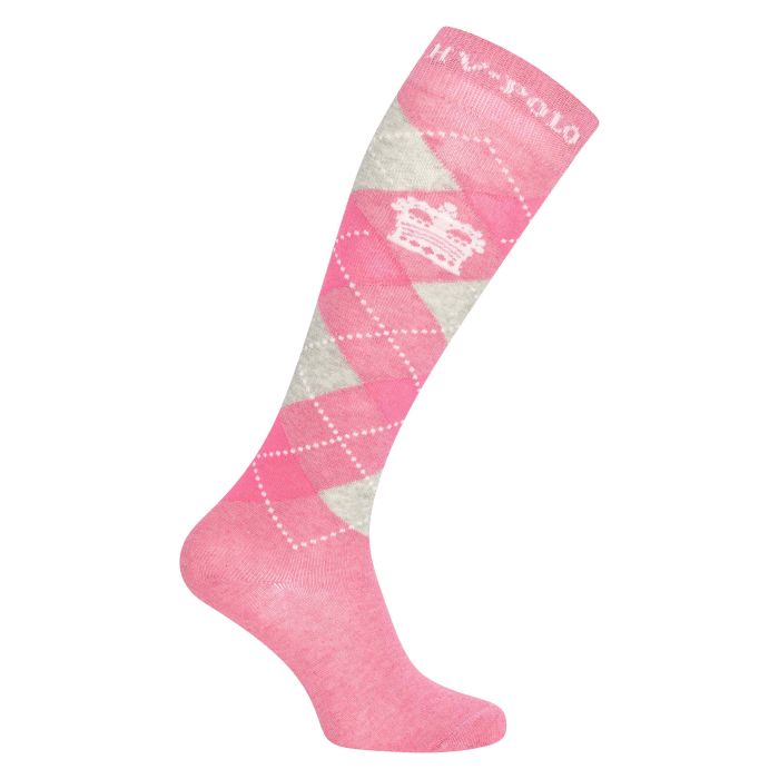 Socks HVPArgyle - 3147 - Wild Rose