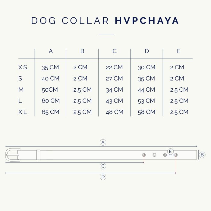 Dog collar HVPChaya - 6129 - Greenery