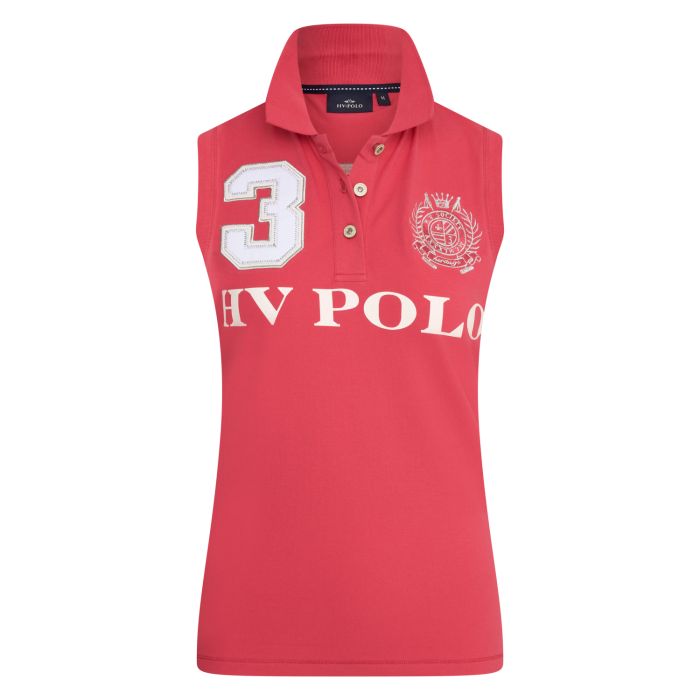 Polo shirt Favouritas sleeveless - 3105 - Strawberry
