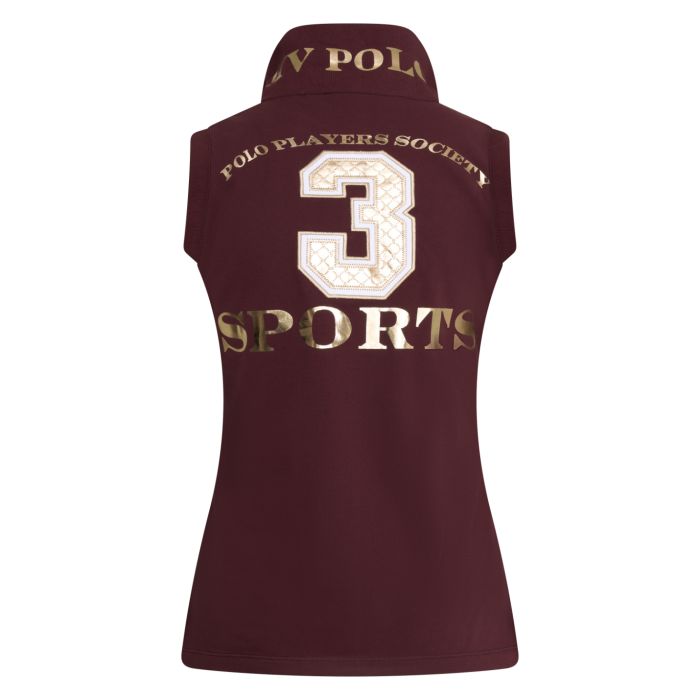 Polo shirt Favouritas Luxury sleeveless - 4018 - Dark berry