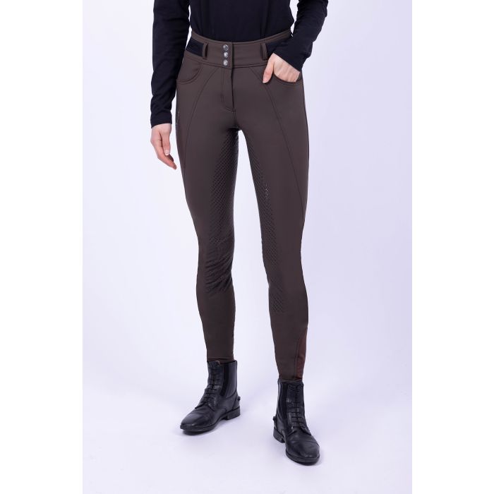 Riding breeches HVPValeska FullGrip - 8026 - Mocca