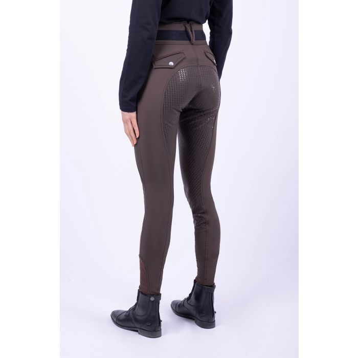 Riding breeches HVPValeska FullGrip - 8026 - Mocca