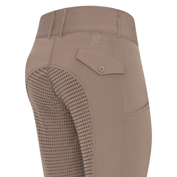 Riding breeches HVPNadine FullGrip - 8006 - Dark Taupe