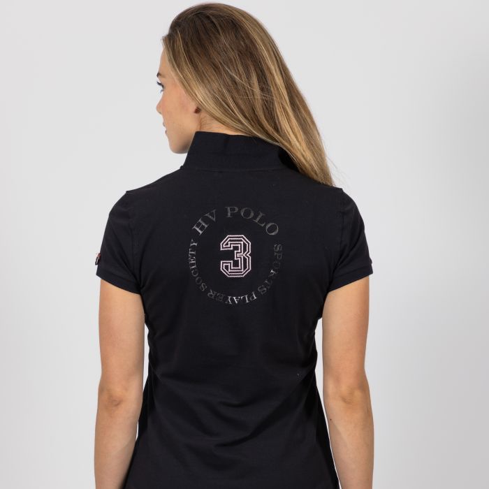 Polo shirt Favouritas Luxury - 9544 - Black-Rose