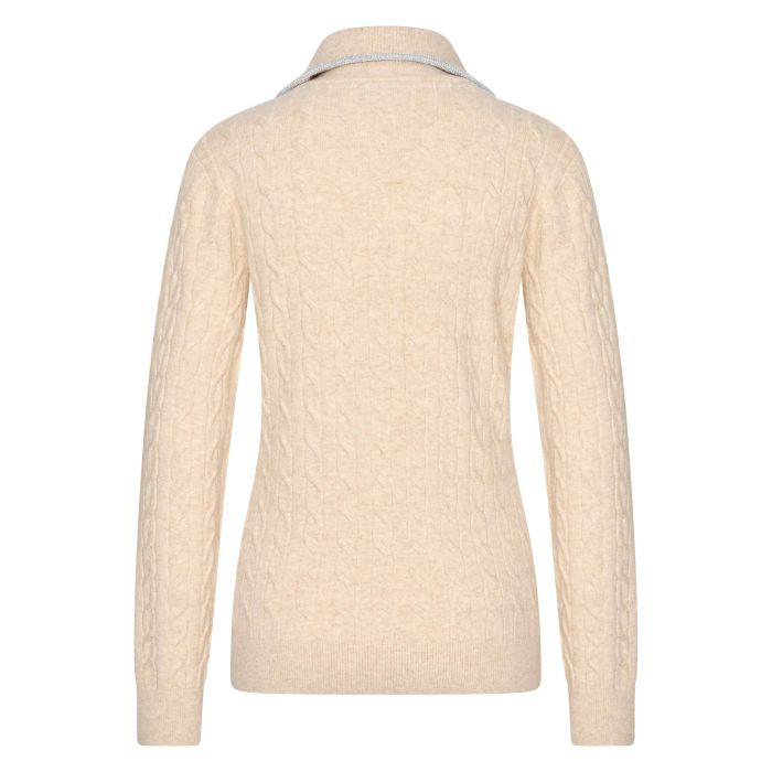 Knitted pullover HVPLuna - 1025 - Sand melange