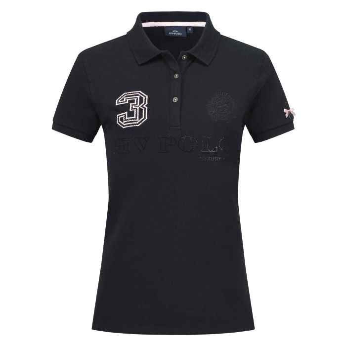 Polo shirt Favouritas Luxury - 9544 - Black-Rose