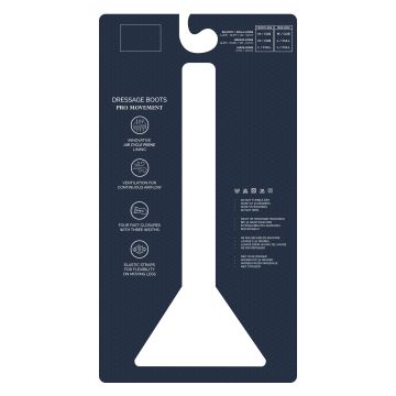 Dressurgamaschen HVP-Pro Movement -  Navy