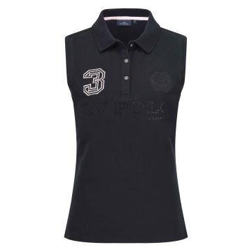 Polo shirt Favouritas Luxury sleeveless  -  Black-Rose