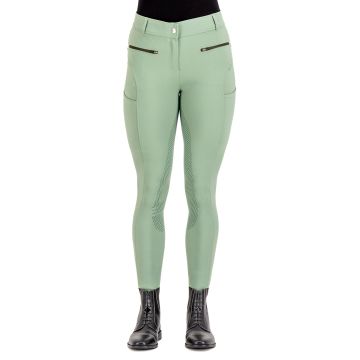 Reithose HVP-Favourite Sporty FullGrip -  Greenery