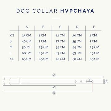 Hundehalsband HVP-Chaya -  Blush