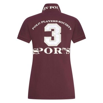 Polo shirt Favouritas EQ -  Dark berry