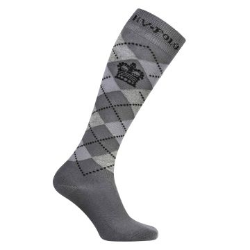 Socken HVP-Argyle -  Grey-Light Grey